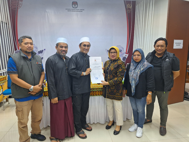 D:\2024\Mai 2024\14 Mei 2024\5\hal 5\PASANGAN bakal calon walikota dan wakil walikota Banjarmasin M Lutfi Syaifuddin-Habib.jpg