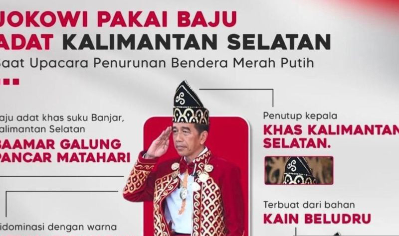 D:\2024\Agustus 2024\20 Agustus 2024\2\Supian HK Bangga Jokowi Kenakan Pakaian Adat Banjar.jpg