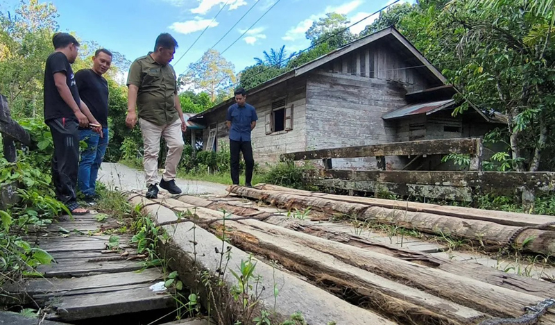 D:\2025\Mei 2025\19 Mei 2025\2\Bupati HST Tinjau Sejumlah Jembatan Rusak.jpg