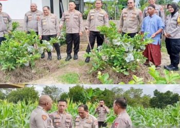 D:\2025\Januari 2025\20 Januari 2025\5\Kombes Pol Monto Kristo, Ketua Tim Itwasum saat bersama Ketua Kelompok Tani Sanggar Tani.jpg