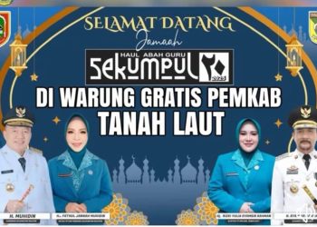 Pemkab Buka Warung Gratis Bagi Jamaah Haul Guru Sekumpul