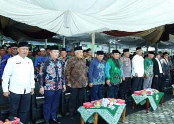 Prof Din Syamsudin Hadiri Milad MBS Nurul Amin Alabio Ke-49