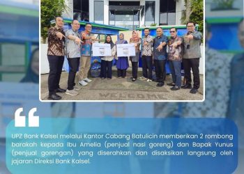 Bank Kaksel Memberikan Bantuan Rombong Barakah