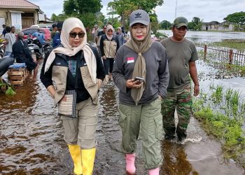 Disdik dan PKBM Peduli Korban Banjir