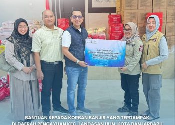 UPZ Bank Kalalsel Bantu Dana Korban Banjir