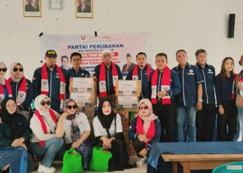 Partai Perubahan Salurkan Bantuan Banjir dan Jaga Kamtibmas