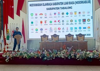 Wabup Tabalong Buka Musyawarah Olahraga Kabupaten Luar Biasa