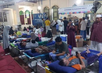 D:\2025\Maret 2025\12 Maret 2025\5\hal 5\KEGIATAN rutin donor darah yang digelar di Masjid Muhammadiyah Al-Muhajirin.JPG