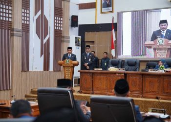 Rapat Paripurna DPRD, Bupati Balangan Sampaikan Enam Prioritas Pembangunan