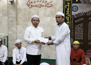 Safari Sholat Subuh Berjamaah Bupati Tapin Di Masjid Agung Humasa