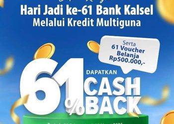 Kredit Multiguna Bisa Dapat Cash Back Hingga 61 Persen!