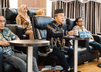 Pj Sekdaprov Kalsel Ikuti Exit Meeting Dengan KPK