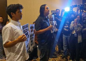 Aksi Geruduk Rapat RUU TNI Dilaporkan ke Polisi