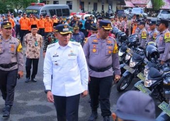 Bupati Pimpin Apel Gelar Pasukan PAM Hari Raya 1446 H