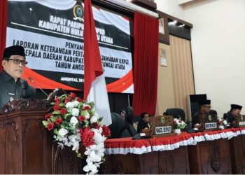 Bupati H Sahrujani Sampaikan Pertanggungjawaban LKPJ