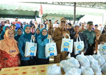 Wabup HSU Pantau Operasi Pasar Murah