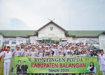71 Atlet Balangan Siap Meningkatkan Prestasi di POPDA 2025