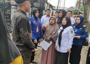 Pemkab Tanbu Salurkan Bantuan untuk Korban Kebakaran di Simpang Empat