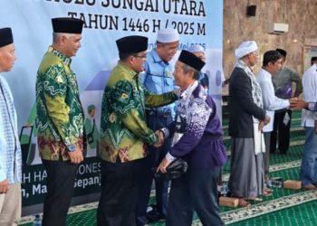 Jamaah Calon Haji HSU Menuju Tanah Suci