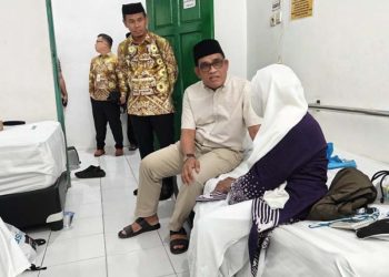 Bupati HSU Langsung Cek JCH HSU di Asrama Haji Banjarbaru