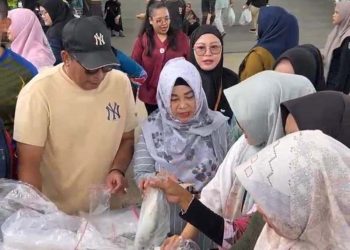 DKP Bersama DPKP Kalsel Gelar Gerakan Pangan Murah