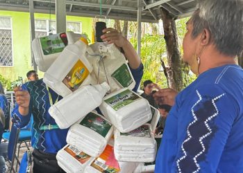 PT TPI beri bantuan perbaikan instalasi panel Surya Desa Pemarangan Kiwa