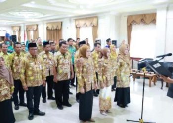 Bupati HSU Lantik Tim Pembina Posyandu