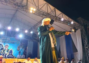 Tablig Akbar Meriahkan Harijadi Desa Gunung Besar Ke 18