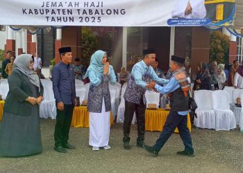 Wakil Bupati Tabalong Sambut Kedatangan Haji