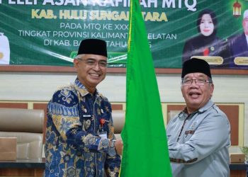 Wabup HSU Melepas Kafilah MTQ ke-36 Tingkat Kalsel