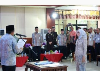 Bupati HSU Lantik Ketua Dekranasda