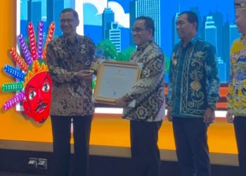 Bupati Terima Penghargaan Simpul Jaringan Terbaik Nasional 2025