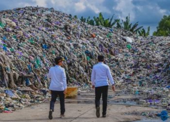 D:\2025\Juli 2025\28 Juli 2025\5\hal 5\Penampakan tumpukan sampah yang disanksi Kementerian.jpg