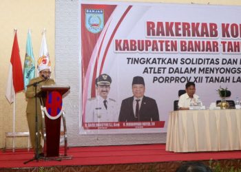 D:\2025\Juli 2025\31 Juli 2025\5\hal 5\Wakil Bupati Banjar Habib Idrus Al Habsyi memberikan sambutan.jpg