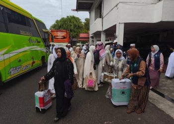 Pemkab Banjar Sambut 423 Jemaah Haji