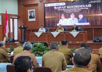 Pj Sekdaprov Pimpinan Rakor Lingkup Pemprov Kalsel