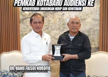 Bupati Kotabaru Audiensi ke Kementrian Lingkungan Hidup RI