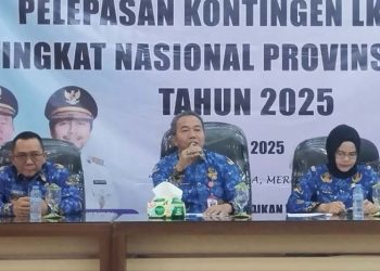 Sekdaprov Lepas Kontingen LKS SMK Ke Tingkat Nasional
