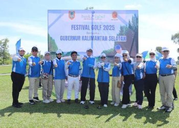 Gubernur Kalsel Buka Festival Golf 2025