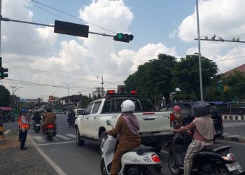 Alat Pemberi Isyarat Lalu Lintas di Kabupaten Balangan Mulai Diaktifkan