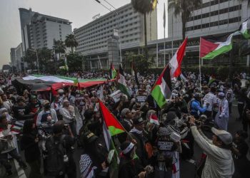 Aliansi Rakyat Indonesia Bela Palestina Menggelar Aksi Damai