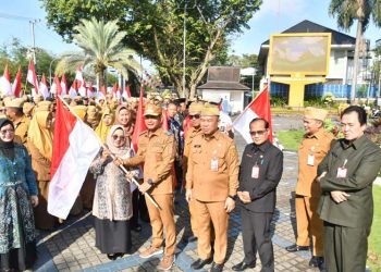 Wali Kota Yamin Ajak Warga Kibarkan Merah Putih