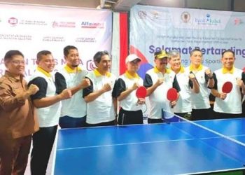 Bank Kalsel Kembali Dukung Turnamen Tenis Meja Terbuka ke-5 DPRD Kalsel