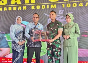Wabup Hadiri Pisah Sambut Dandim 1004 Kotabaru