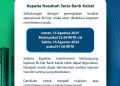 Pengumuman Terkait Layanan BI Fast