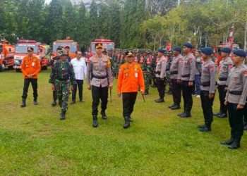 Bupati Tabalong Pimpin Apel Kesiapsiagaan Bencana Karhutla