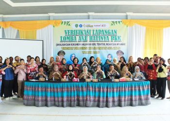 Padang Sari Ikuti Verifikasi Lapangan Lomba Aku Hatinya PKK Tingkat Provinsi