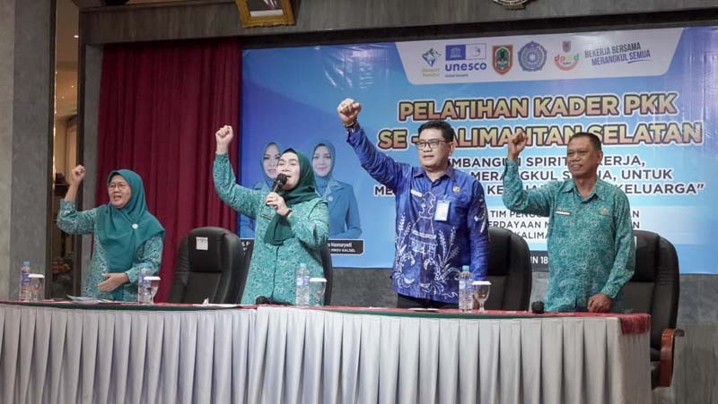 PKK Kalsel Bangun Spirit Bekerja Bersama Merangkul Semua