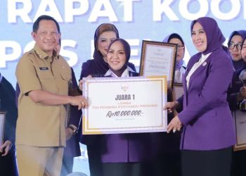 Tim Pembina Posyandu Kalsel Dianugerahi Terbaik Nasional 2025