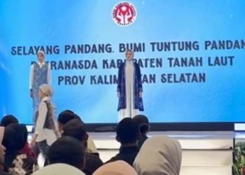 Sasirangan Tala Hadir di Rakernas Dekranasda Pusat
